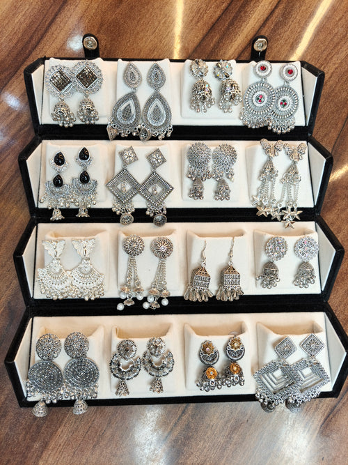 16 pairs Jhumke valentine days Gifts