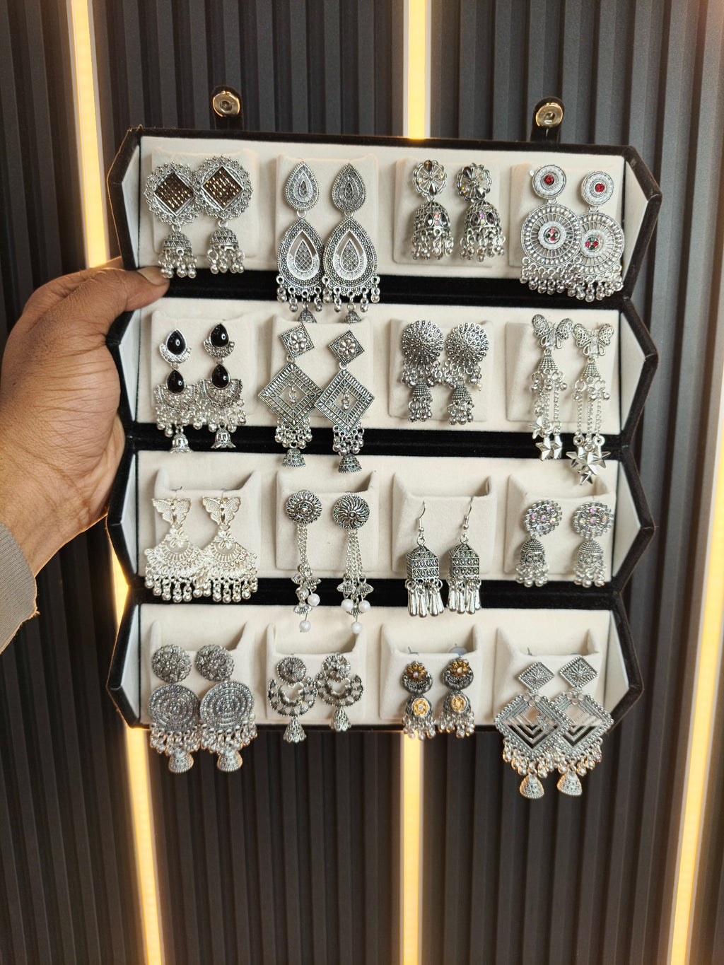 16 pairs Jhumke valentine days Gifts